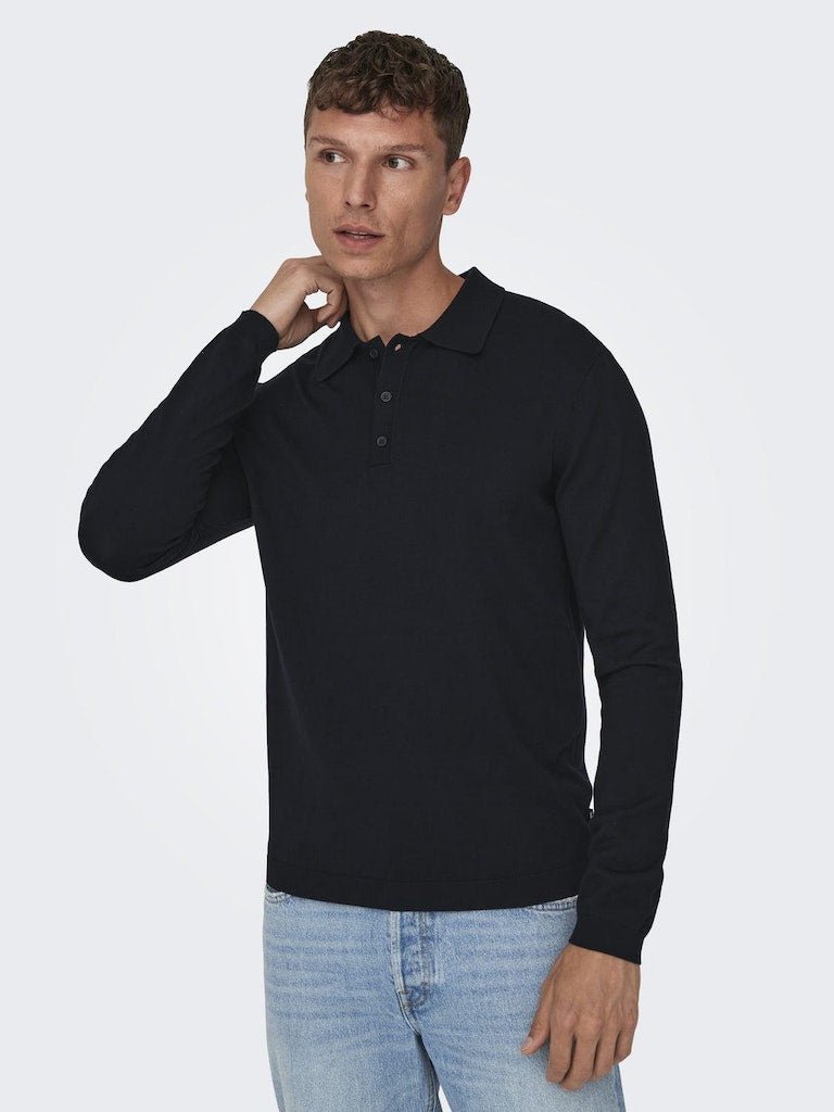 Only&Sons Wyler - Langærmet polo - HUSET Men & Women (9494399254875)