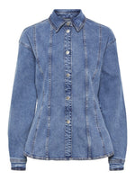 Pieces Ginny- Denim skjorte - HUSET Men & Women (9118444585307)