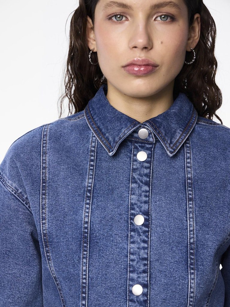 Pieces Ginny- Denim skjorte - HUSET Men & Women (9118444585307)