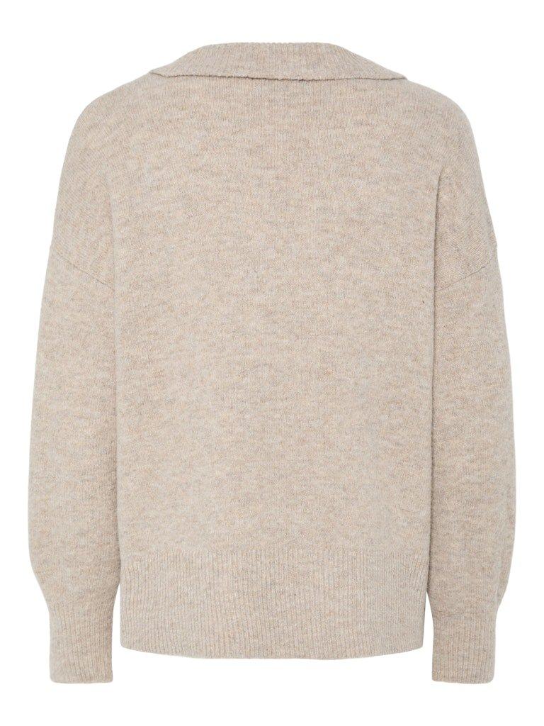 Pieces Malou - Polo striktrøje - HUSET Men & Women