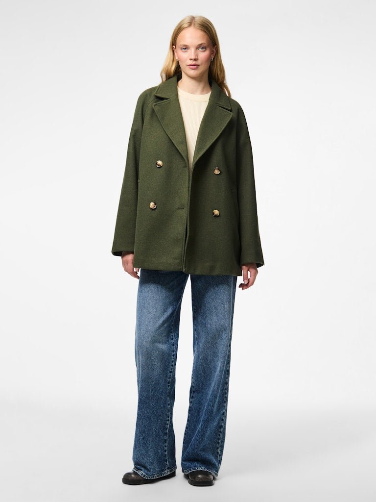 Pieces Marbel - Frakke - HUSET Men & Women - Pieces