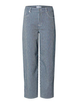 Selected Femme Bella Myra - Stribede jeans - HUSET Men & Women