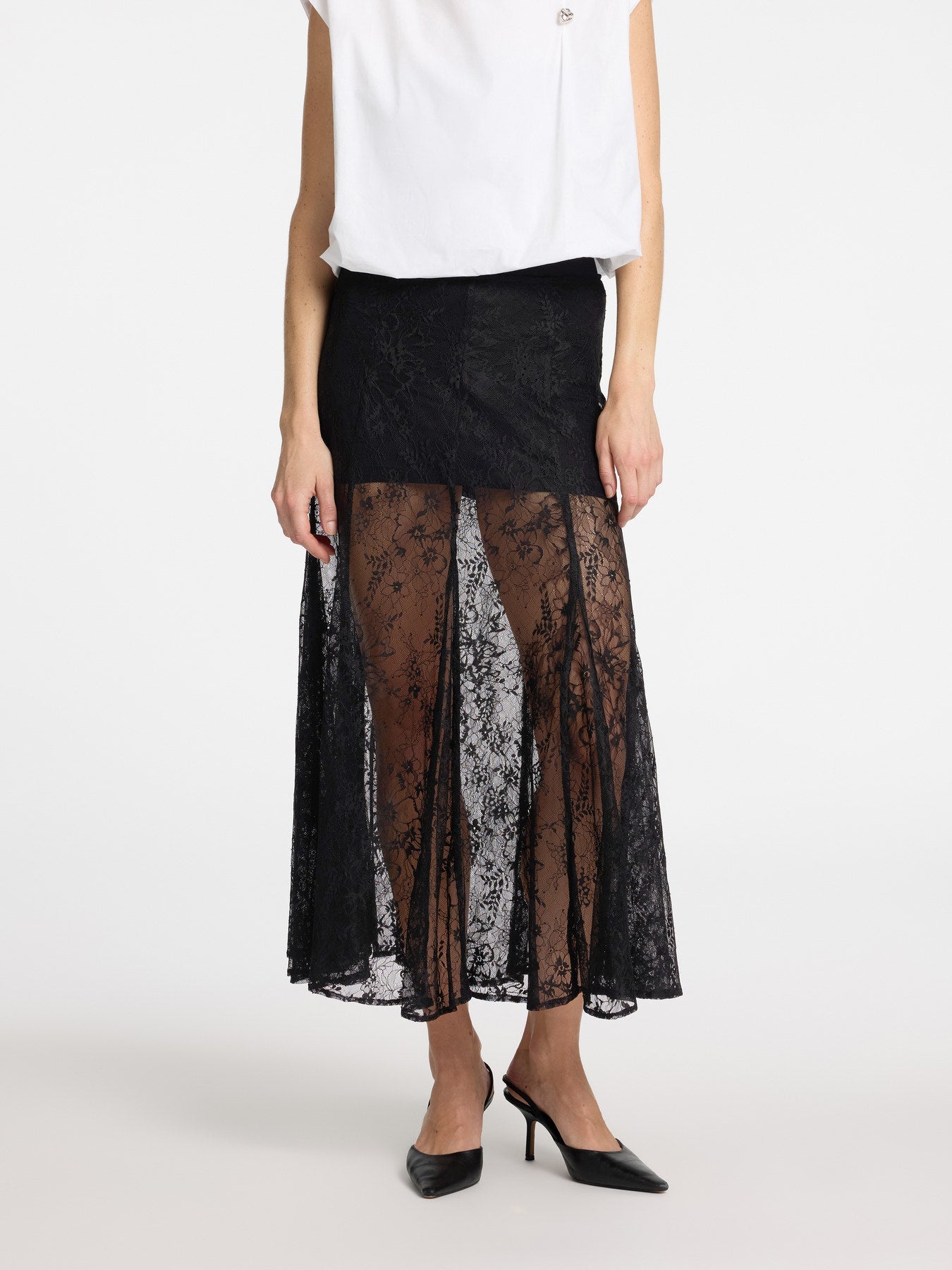Selected Femme Daphne - Blonde nederdel - HUSET Men & Women - Selected Femme