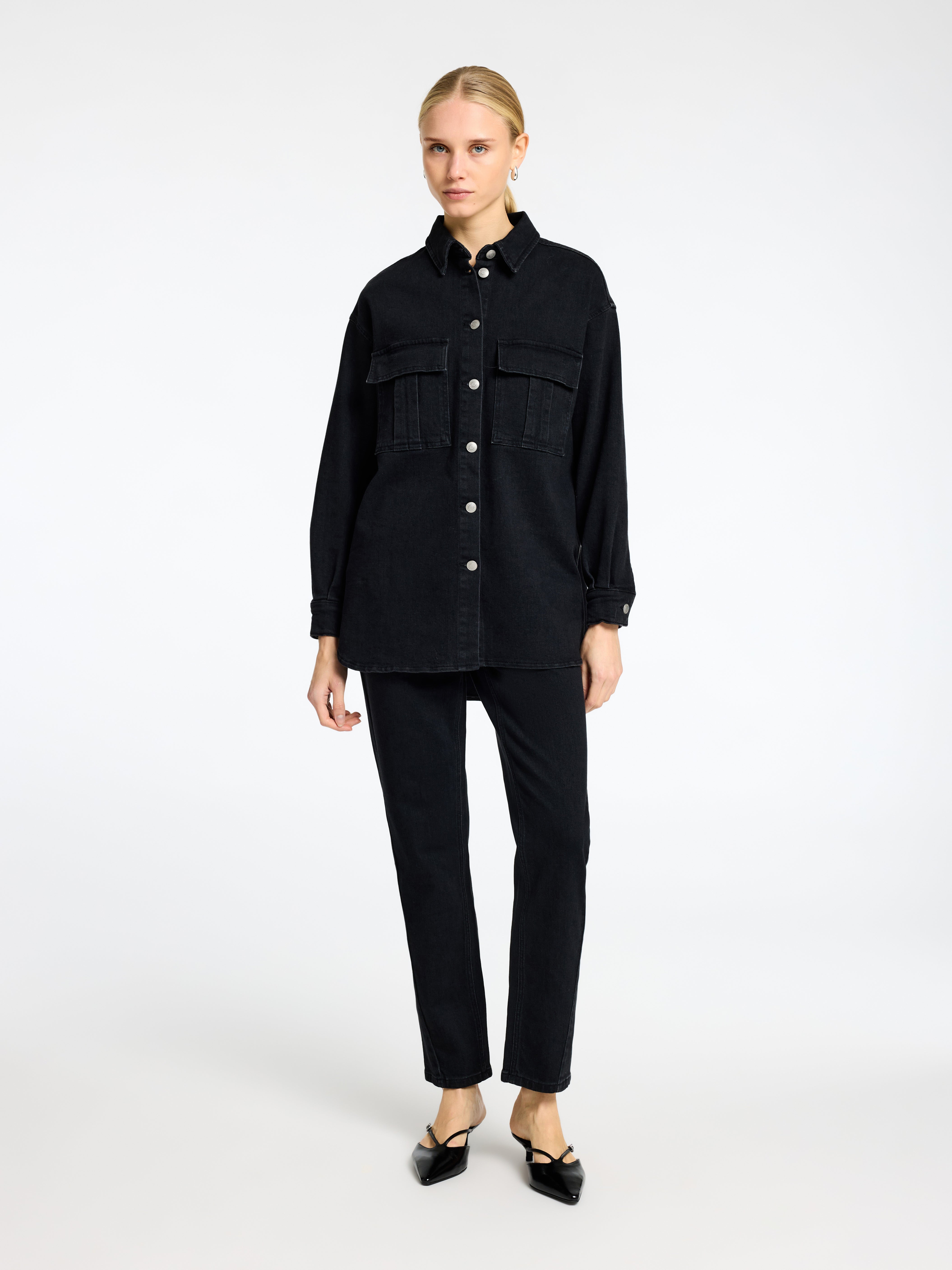 Selected Femme Iyana - Denim skjorte - HUSET Men & Women - Selected Femme