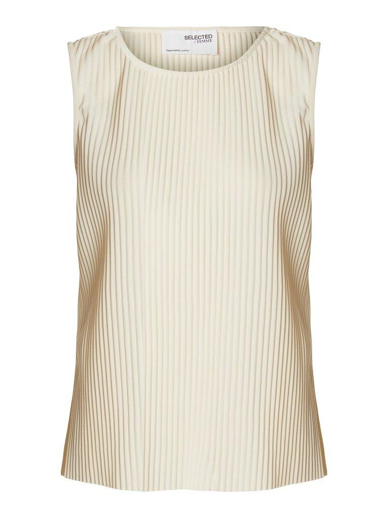 Selected Femme Mya Silla - Plisse top - HUSET Men & Women
