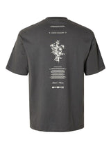 Selected Homme Alp - Loose fit t-shirt med print - HUSET Men & Women