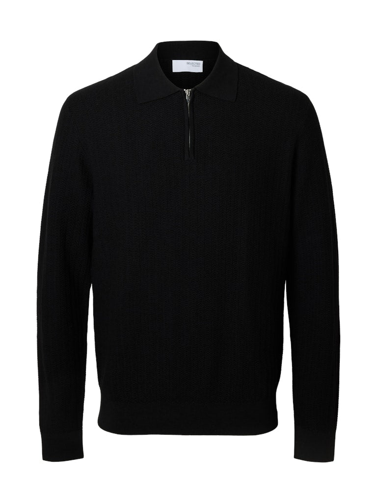 Selected Homme Cran - Halfzip strik med polo krave - HUSET Men & Women - Selected Homme