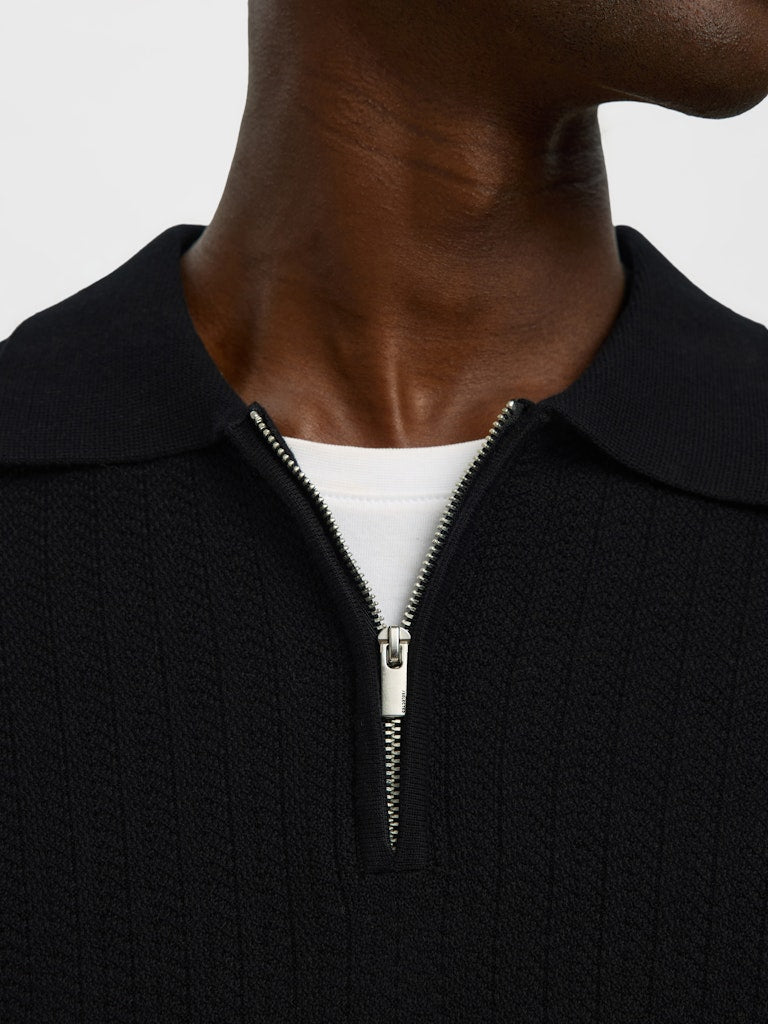 Selected Homme Cran - Halfzip strik med polo krave - HUSET Men & Women - Selected Homme