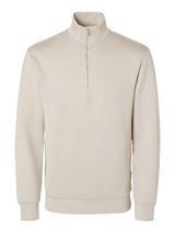 Selected Homme Emanuel - Blød højhalset sweat shirt i regular fit - HUSET Men & Women