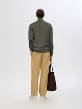 Selected Homme Emanuel - Blød højhalset sweat shirt i regular fit - HUSET Men & Women