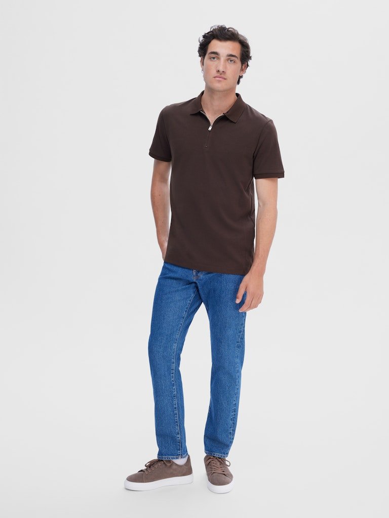 Selected Homme Fave - Polo med lynlås i regular fit - HUSET Men & Women - Selected Homme