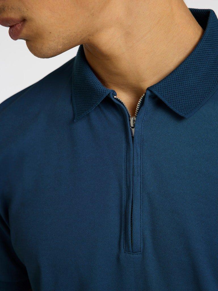 Selected Homme Fave - Polo med lynlås i regular fit - HUSET Men & Women