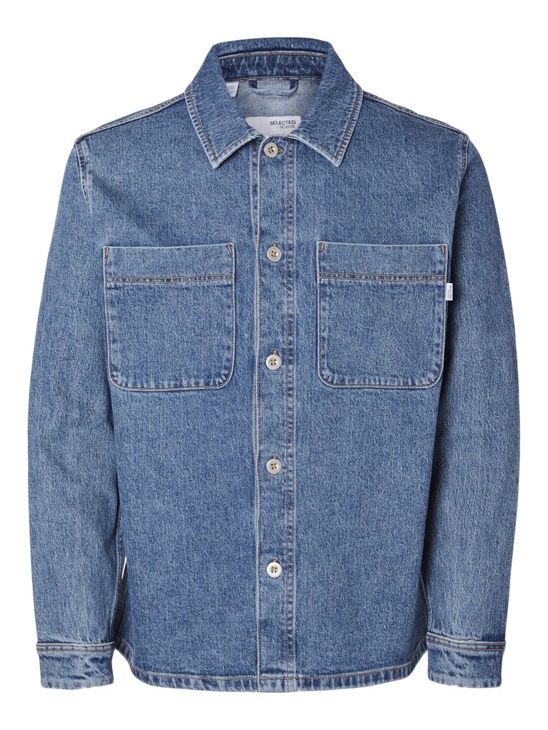 Selected Homme Jake - Denim overshirt - HUSET Men & Women (9383549567323)