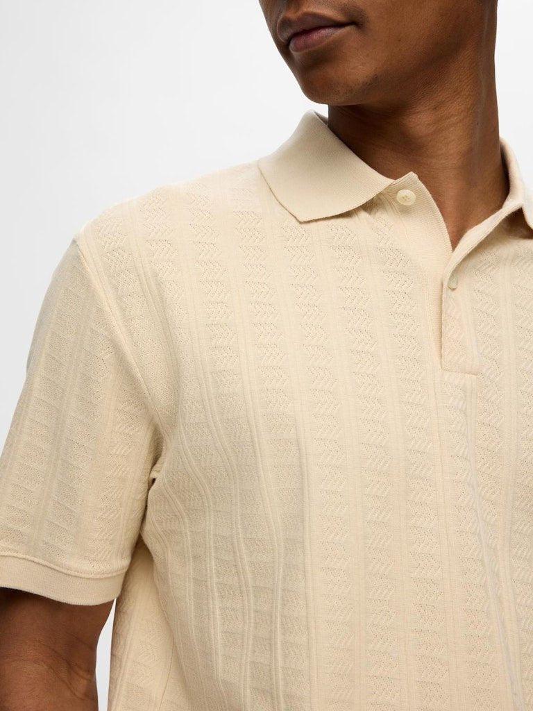 Selected Homme Jett - Jacquard polo - HUSET Men & Women