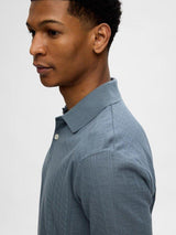 Selected Homme Jett - Jacquard polo - HUSET Men & Women