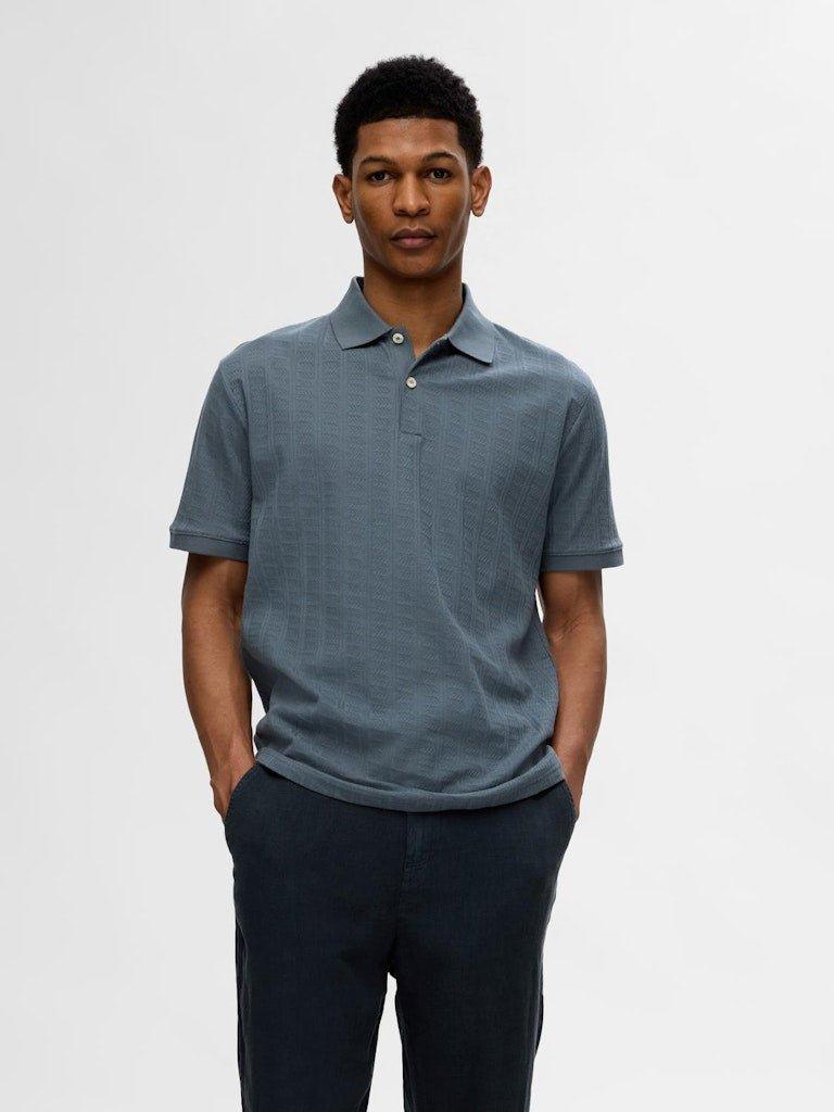 Selected Homme Jett - Jacquard polo - HUSET Men & Women