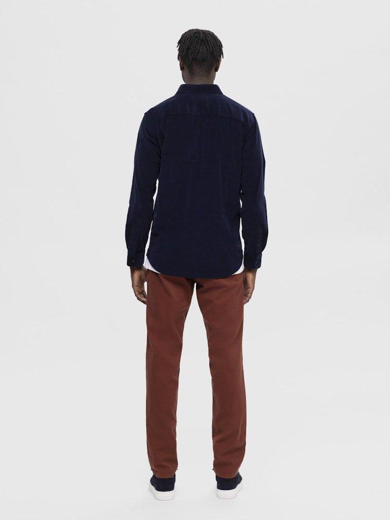 Selected Homme Owen - Fløjlsskjorte i regular fit - HUSET Men & Women