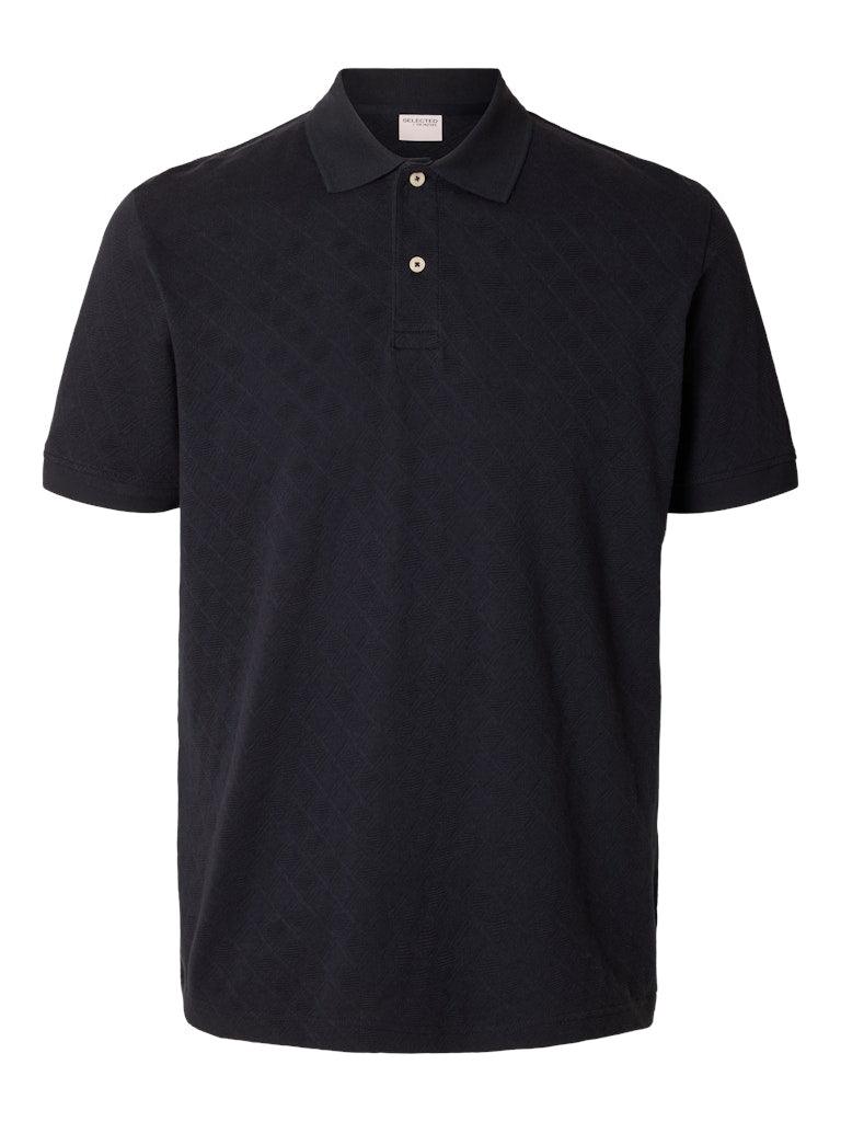 Selected Homme Paul - Kortærmet jacquard polo - HUSET Men & Women