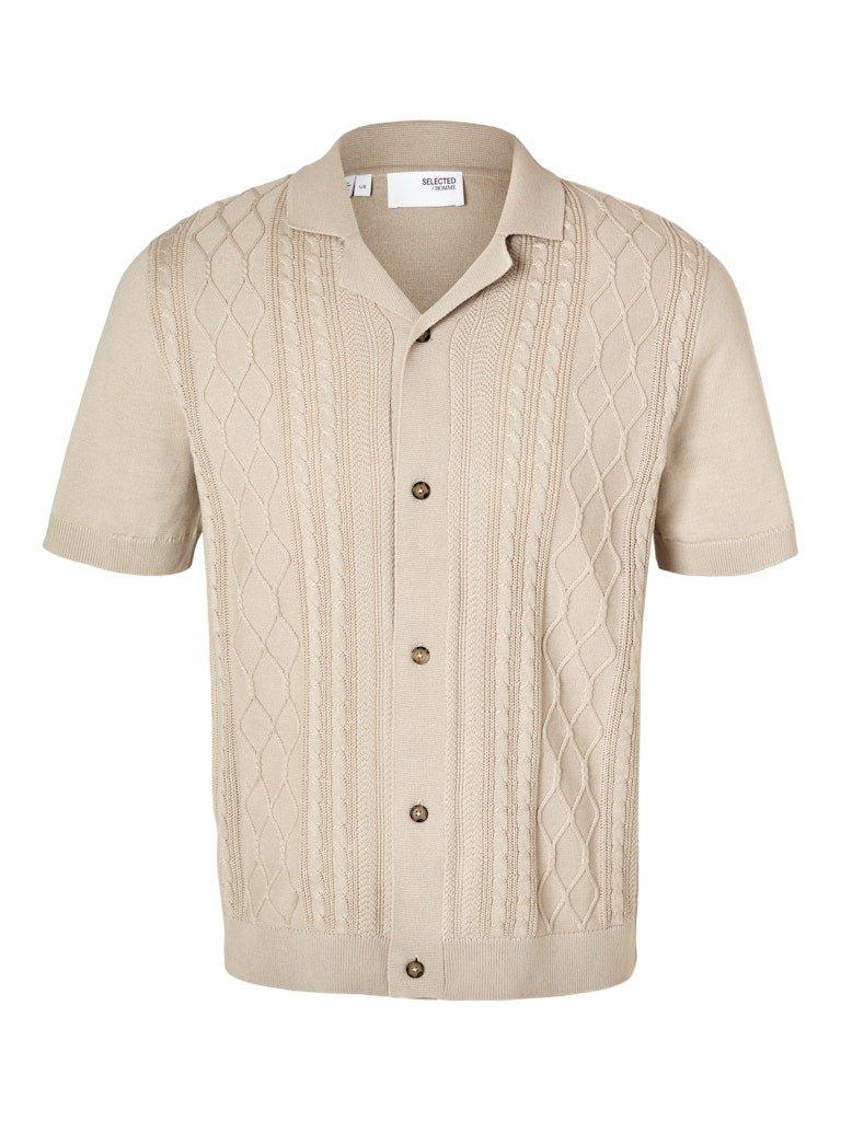 Selected Homme Tess - Kortærmet strik resort cardigan - HUSET Men & Women