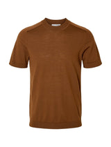 Selected Homme Tray - Kortærmet merino strik - HUSET Men & Women - Selected Homme