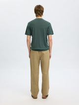 Selected Homme Tray - Kortærmet merino strik - HUSET Men & Women - Selected Homme