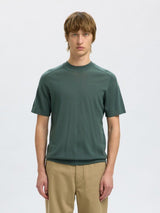 Selected Homme Tray - Kortærmet merino strik - HUSET Men & Women - Selected Homme