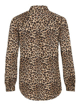 Vila Ellette - Satin leo skjorte - HUSET Men & Women