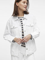 Vila Mey - Hvid denimjakke - HUSET Men & Women - Vila
