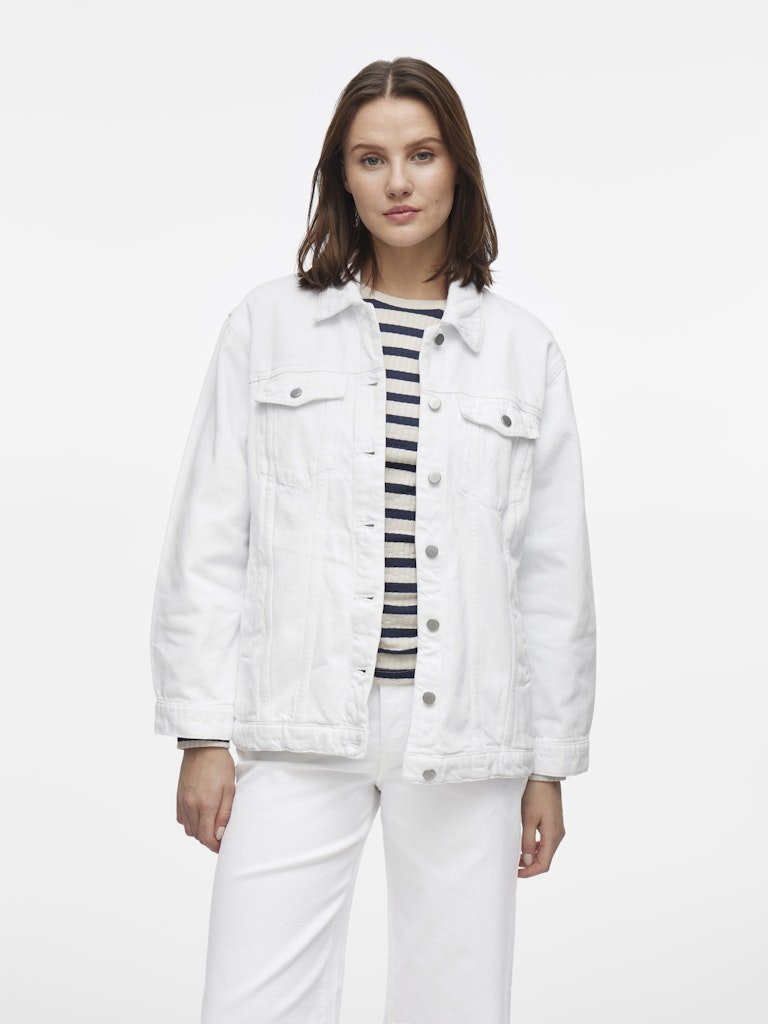 Vila Mey - Hvid denimjakke - HUSET Men & Women - Vila