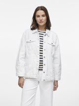 Vila Mey - Hvid denimjakke - HUSET Men & Women - Vila