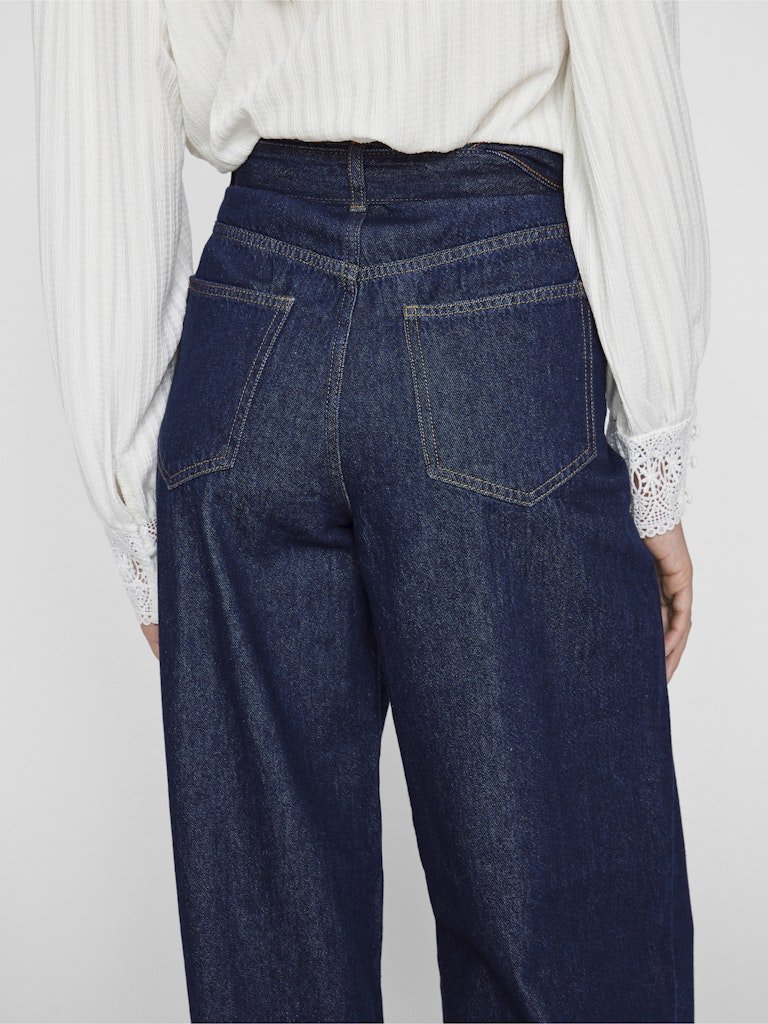 Vila Pora - High wide jeans med bælte - HUSET Men & Women (9632075940187)