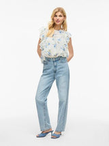 Vila Printed - Top - HUSET Men & Women - Vila