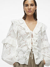 Vila Rouge Karen - Skjortebluse - HUSET Men & Women