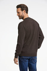 Bison Melange - Runhalset strik - HUSET Men & Women