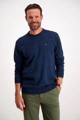 Bison Melange - Runhalset strik - HUSET Men & Women