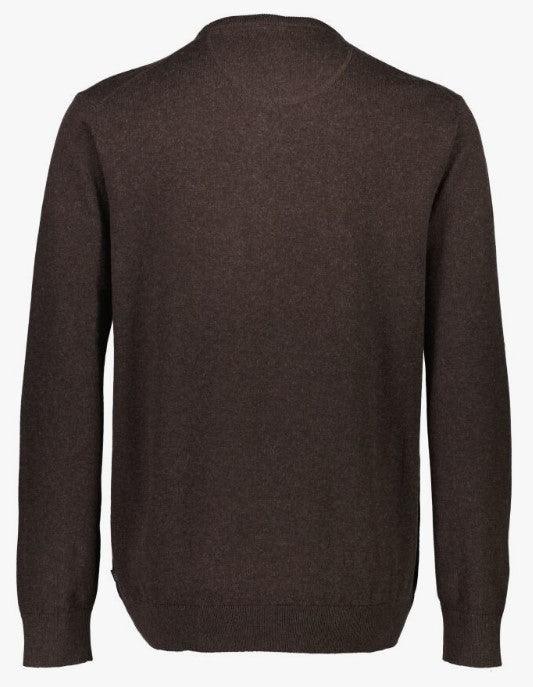 Bison Melange - Runhalset strik - HUSET Men & Women