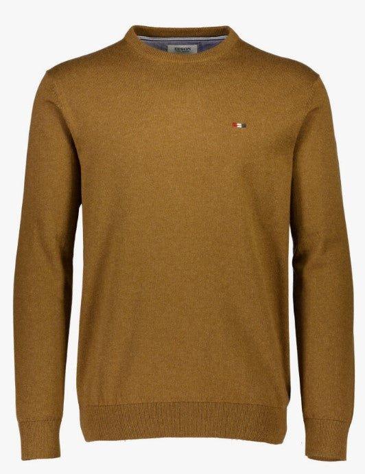 Bison Melange - Runhalset strik - HUSET Men & Women