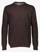 Bison Melange - Runhalset strik - HUSET Men & Women