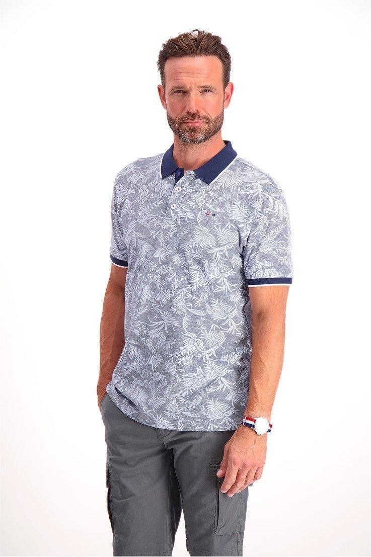 Bison Mønstret polo m. stretch - HUSET Men & Women