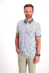 Bison Mønstret polo m. stretch - HUSET Men & Women