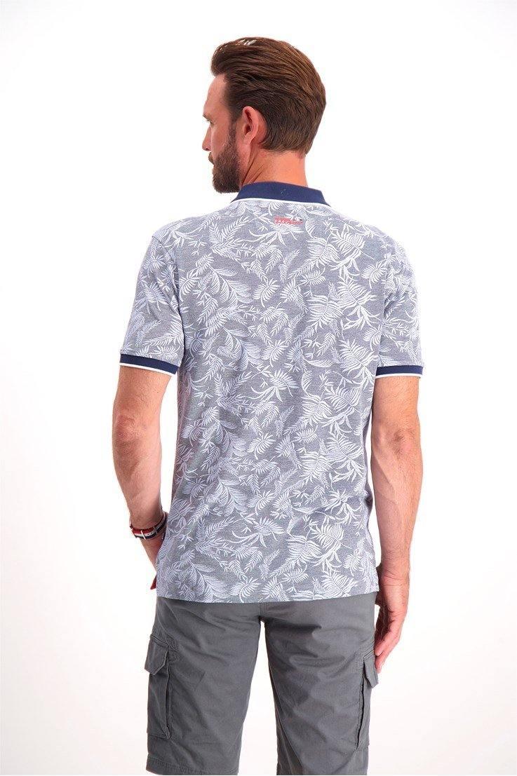 Bison Mønstret polo m. stretch - HUSET Men & Women