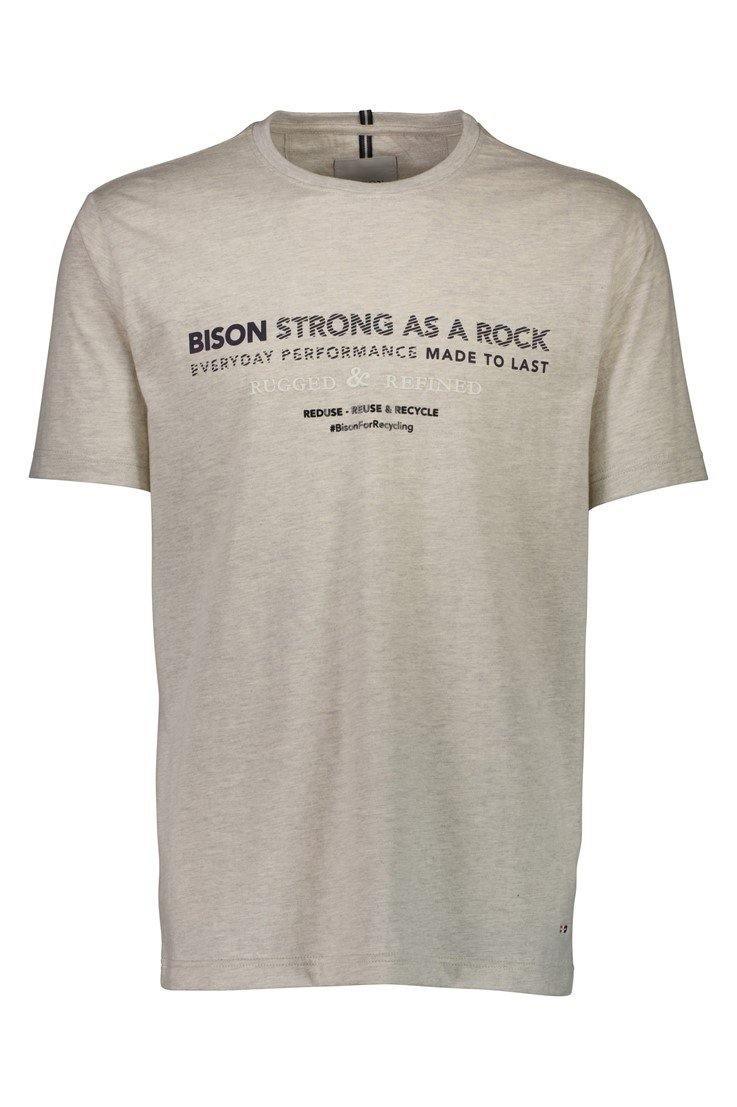 Bison Performance Tee - T-shirt m. tekst - HUSET Men & Women
