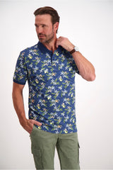 Bison printet polo med stretch (M - 3XL) - HUSET Men & Women