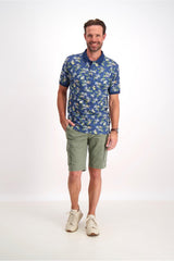 Bison printet polo med stretch (M - 3XL) - HUSET Men & Women