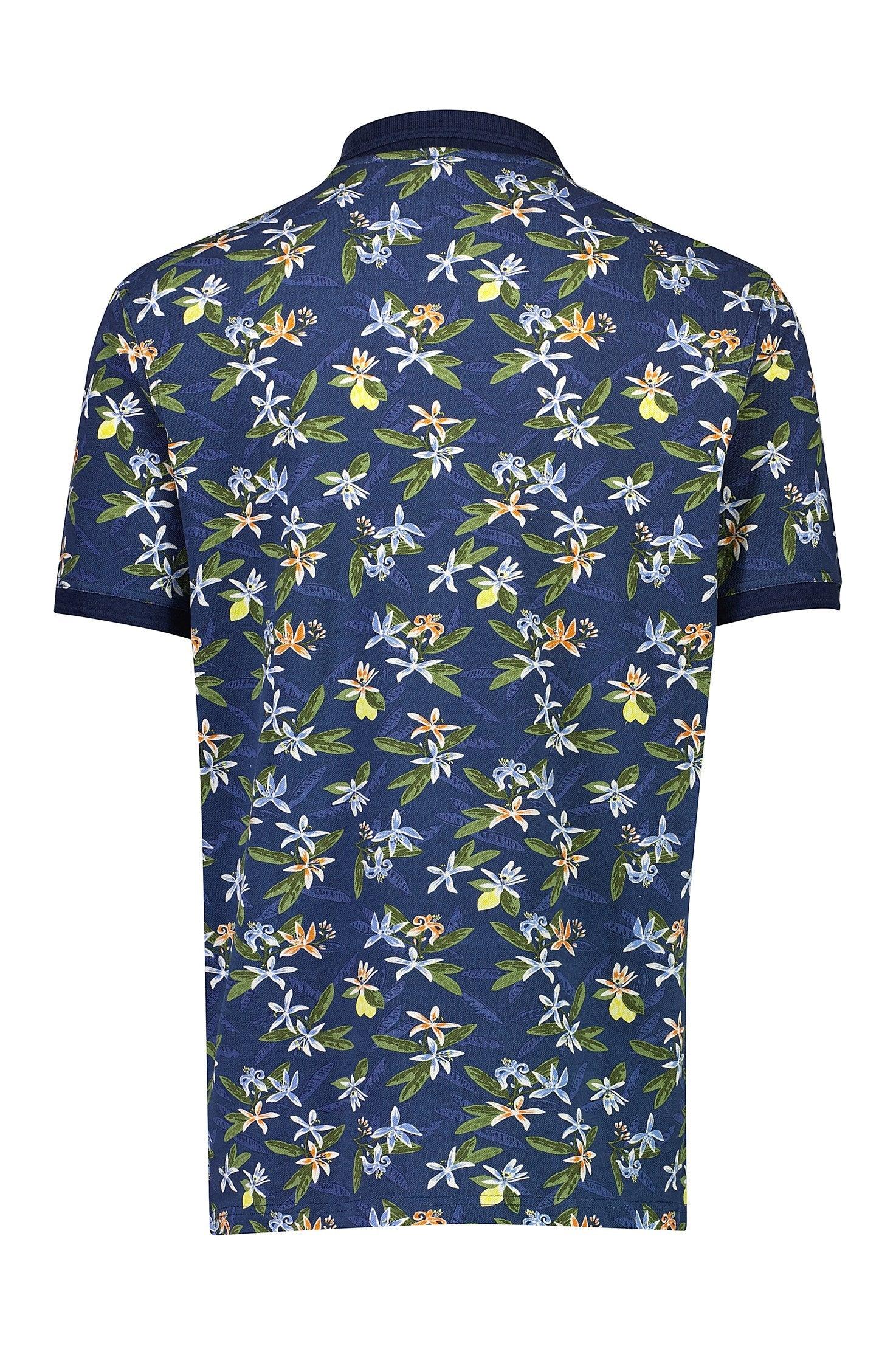 Bison printet polo med stretch (M - 3XL) - HUSET Men & Women
