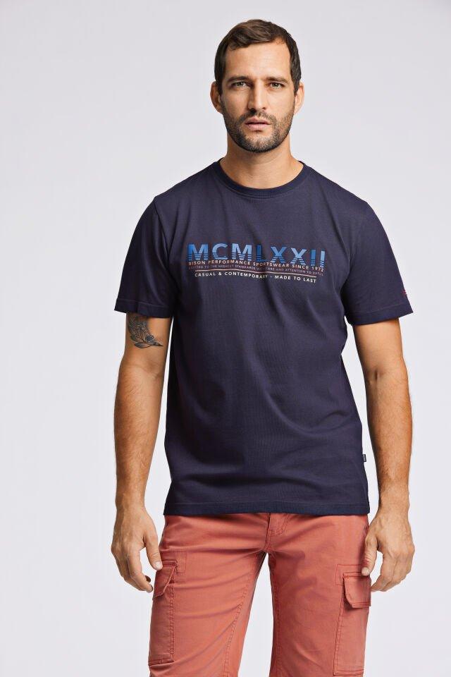 Bison - Printet T-shirt - HUSET Men & Women