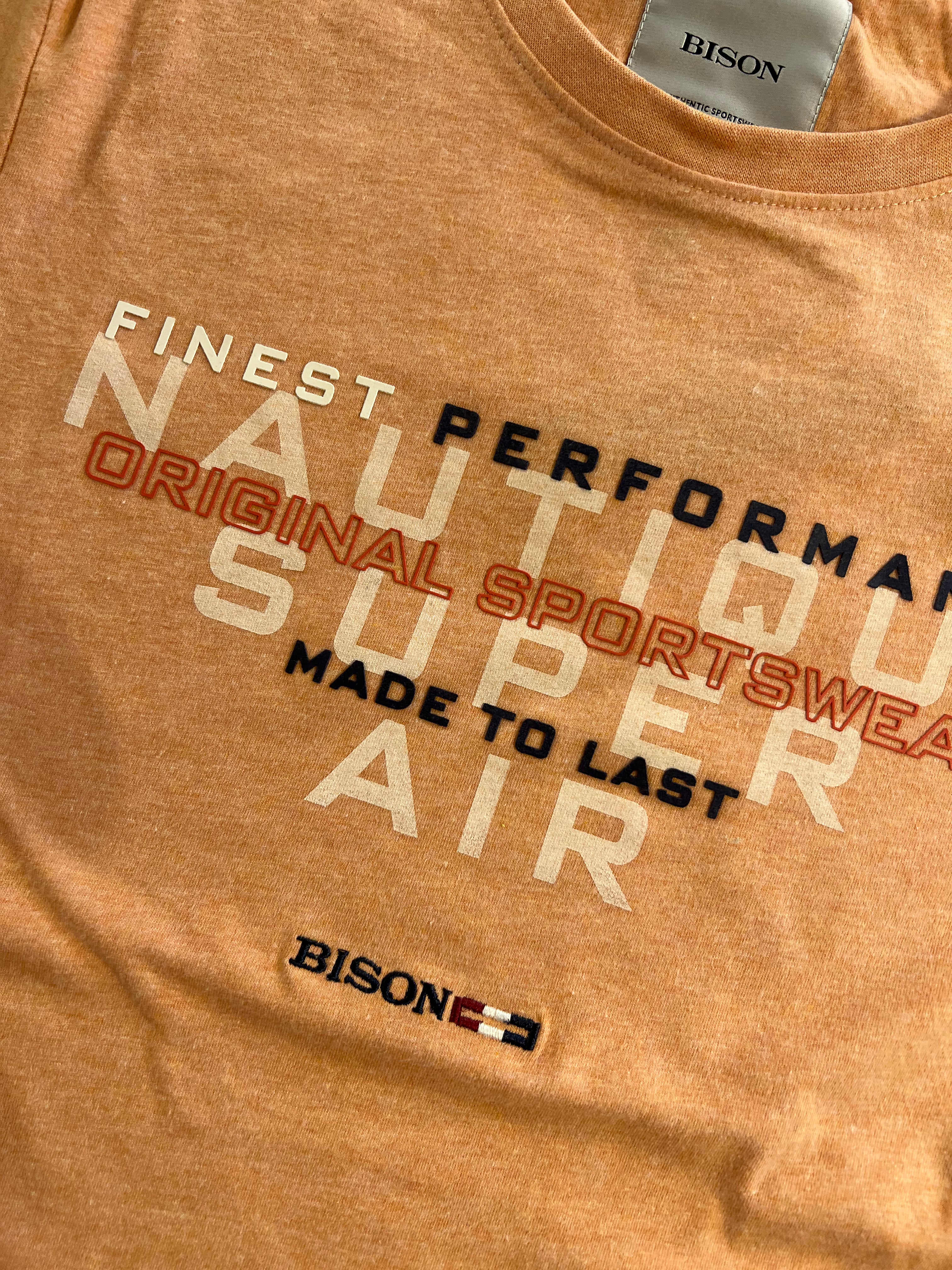 Bison - Recycled T-shirt m. print (XXL - 4XL) - HUSET Men & Women