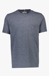Bison - Stribet T-shirt - HUSET Men & Women