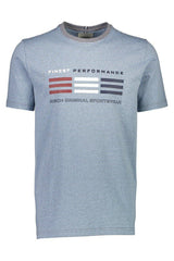 Bison - Stribet t-shirt m. print (S - 3XL) - HUSET Men & Women