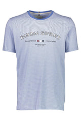 Bison - Stribet T-shirt m. print (XXL - 4XL) - HUSET Men & Women